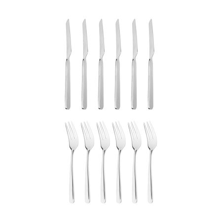 کارد و چنگال 12 پارچه ام جی اس مدل DF005