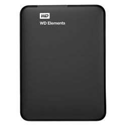 هارد اکسترنال وسترن دیجیتال مدل Elements ظرفیت یک ترابایت دارای رابط USB Type-A 3.0