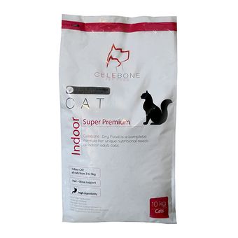 غذای خشک گربه بالغ سلبن مدل indoor cat وزن 10 کیلوگرم