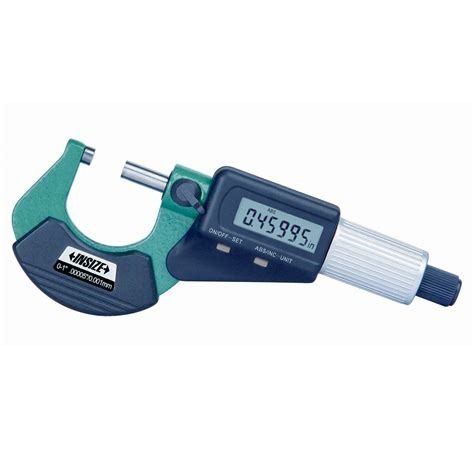 میکرومتر دیجیتال اینسایز (INSIZE) 25-0 میلی متر مدل 25-3109