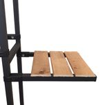 رگال لباس و کمد باز چوب و فلز مدل گنجینه