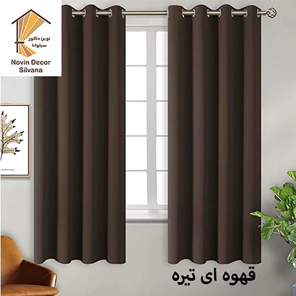 پرده نوین دکور سیلوانا مدل کتان 23 سایز 230 × 140 سانتی متر