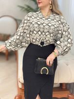 شومیز حلقه ای پوست ماری 2898