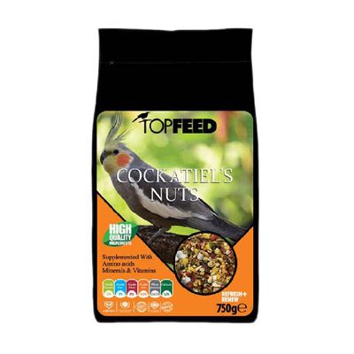 غذای خشک عروس هلندی تاپ فید مدل Cockatiles Nuts وزن 750 گرم*711
