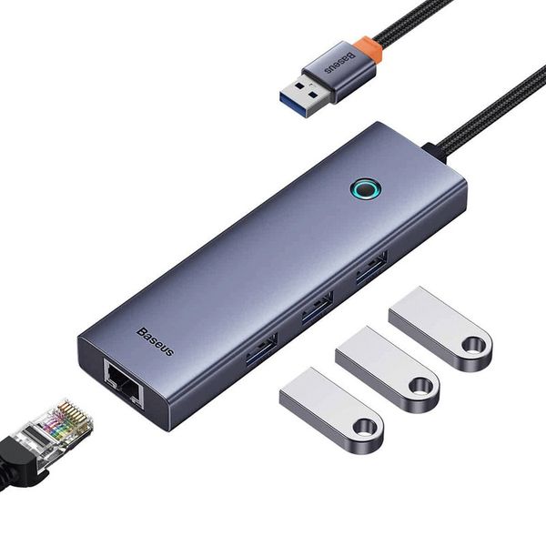 هاب 4 پورت USB 3.0 بیسوس مدل UltraJoy Series 4 BS-OH109 (گارانتی 24 ماهه آونگ)