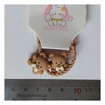 کش مو دخترانه مدل خرگوش و خرس بسته چهار عددی