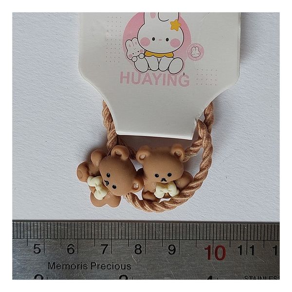 کش مو دخترانه مدل خرگوش و خرس بسته چهار عددی