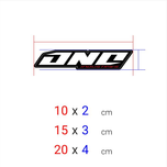 برچسب چاپی برش خورده مدل ONE کد 0144