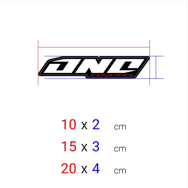 برچسب چاپی برش خورده مدل ONE کد 0144