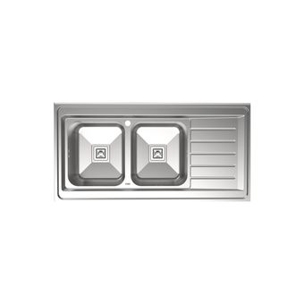 سینک ظرفشویی استیل کن can مدل 9102s روکار