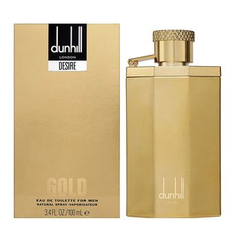 ادو تویلت مردانه دانهیل مدل Desire Gold حجم 100 میلی لیتر