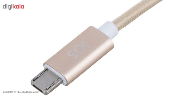 کابل تبدیل USB به لایتنینگ/microUSB یونیتک مدل Y-C4023GD طول 1.5 متر