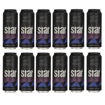 نوشابه انرژی زا لایف استار - 500 میلی لیتر بسته 12 عددی
