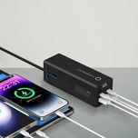 مبدل برق اینورتر و فندکی خودرو 300 وات پاورولوجی مدل PWCUQC038