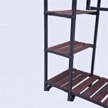 رگال لباس و کمد باز چوب و فلز مدل پرند