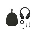 هدفون بیسیم سونی مدل WH-1000XM5 با نویز کنسلینگ فعال (ANC)، درگاه شارژ USB Type-C، دارای 4 میکروفون با فناوری Beamforming، پشتی