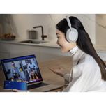 هدفون بیسیم سونی مدل WH-1000XM5 با نویز کنسلینگ فعال (ANC)، درگاه شارژ USB Type-C، دارای 4 میکروفون با فناوری Beamforming، پشتی