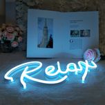 چراغ نئونی دیواری طرح Relax