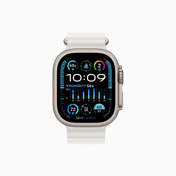 ساعت هوشمند اپل مدل Ultra 2 Titanium Case Ocean Band 49mm
