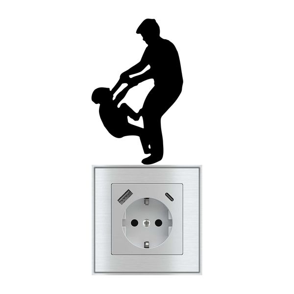 استیکر کلید و پریز کد ST-2