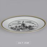 سرویس چینی 102 پارچه غذا خوری چینی زرین ایران سری ایتالیا اف مدل ویلیج درجه یک