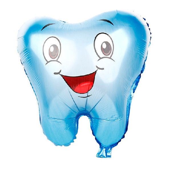 بادکنک فویلی طرح دندان