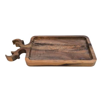 سینی چوبی شاخ گوزنی – سینی پذیرایی خاص غراب چوب