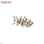 گیره لوستر طرح پاپیون مدل nik کد 9821 بسته 200 عددی