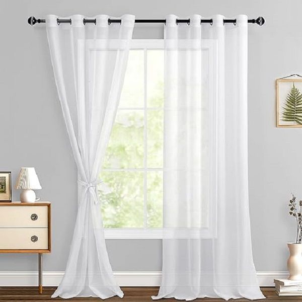 پرده تیکو دکو مدل حریر کلاسیک سایز 140x280 سانتی متر