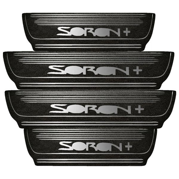 برچسب پارکابی خودرو مهدیار طرح چرم کد pka1027 مناسب برای سورن پلاس بسته 4 عددی*388