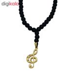 گردنبند مردانه طرح نت موسیقی کد GM-017