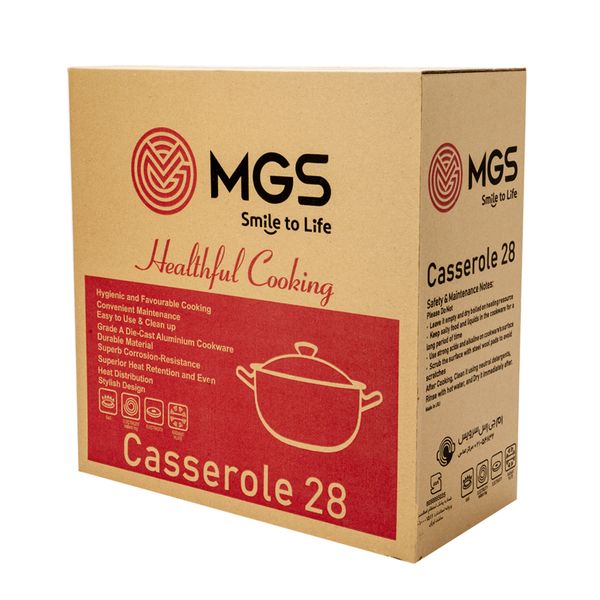 قابلمه گرانیت ام جی اس مدل فورج کد 005 سایز 28