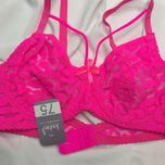 ست شورت و سوتین زنانه ژوبین مدل گیپوری طرح برگ رنگ سرخابی