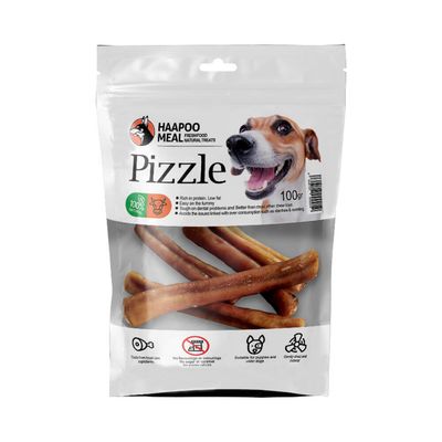 تشویقی سگ هاپومیل مدل نرینگی گاو Pizzle وزن 100 گرم