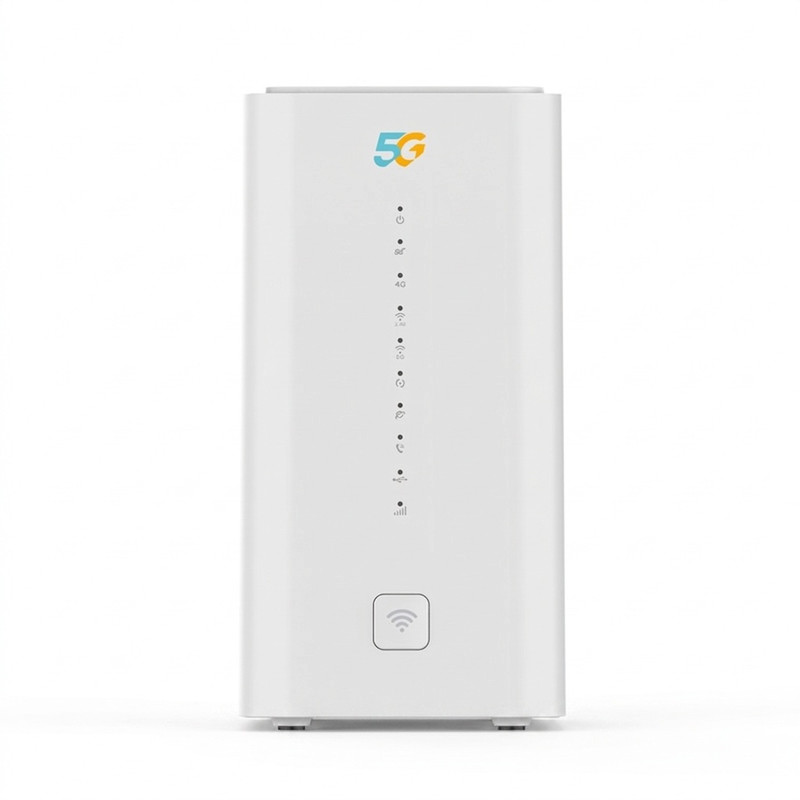 مودم 5G همراه اول مدل HA5420 با سرعت دانلود 4.67 گیگابیت بر ثانیه، پشتیبانی از Wi-Fi 6، اتصال بی‌سیم و باسیم، قابلیت اتصال 64 کا