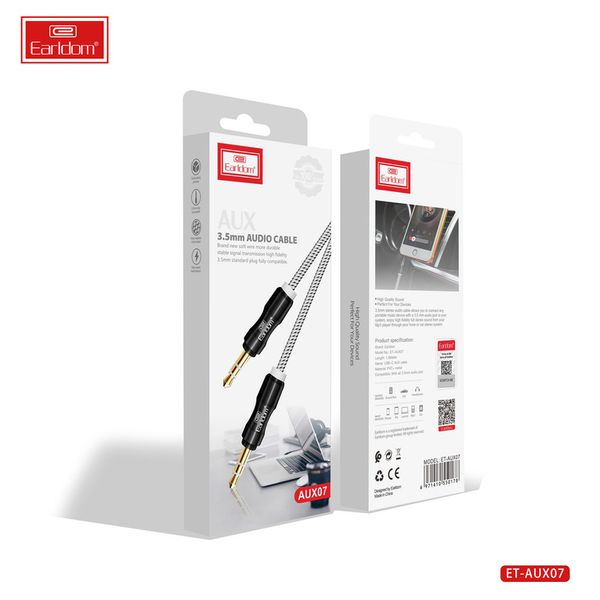 کابل AUX ارلدام مدل AUX07 طول 1.5 متر