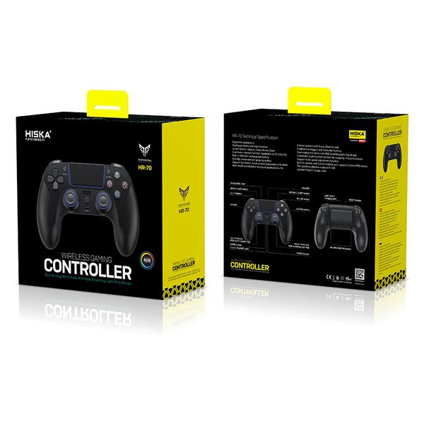 دسته بازی هیسکا مدل HR-70 🎮 بیسیم، خوشدست و باکیفیت