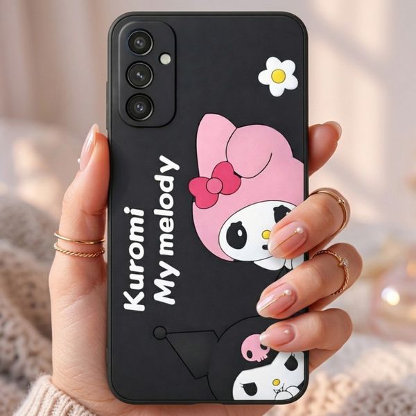 کاور مدل فانتزی طرح عروسکی Kuromi کرومی مناسب برای گوشی موبایل سامسونگ Samsung Galaxy A56