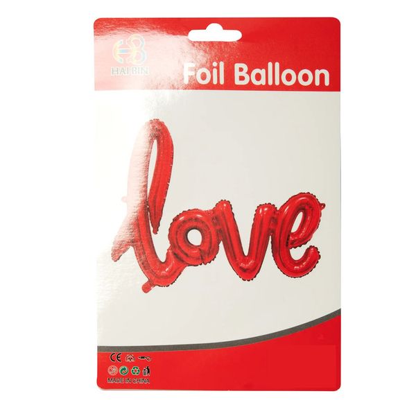 بادکنک فویلی مدل love