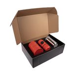 ست کامل سه عددی اسپرسوساز سفری اصلی گارانتی دار رنگ قرمز اقساطی پک کادویی پرمیوم