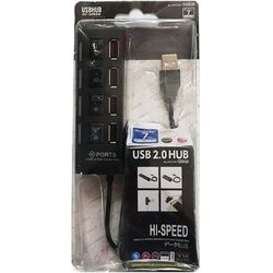 هاب USB چهار پورت کلیددار USB 2.0 – قطع و وصل مستقل هر پورت