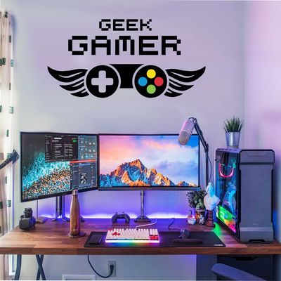 استیکر والتت مدل GEEK GAMER*574