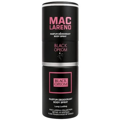 اسپری دئودورانت زنانه مک لارنو مدل بلک اوپیوم حجم 200 میلی لیتر