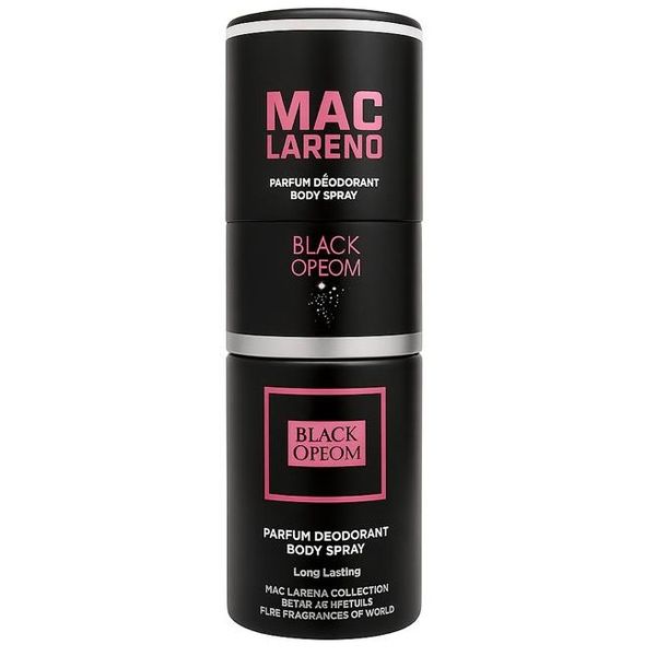 اسپری دئودورانت زنانه مک لارنو مدل بلک اوپیوم حجم 200 میلی لیتر