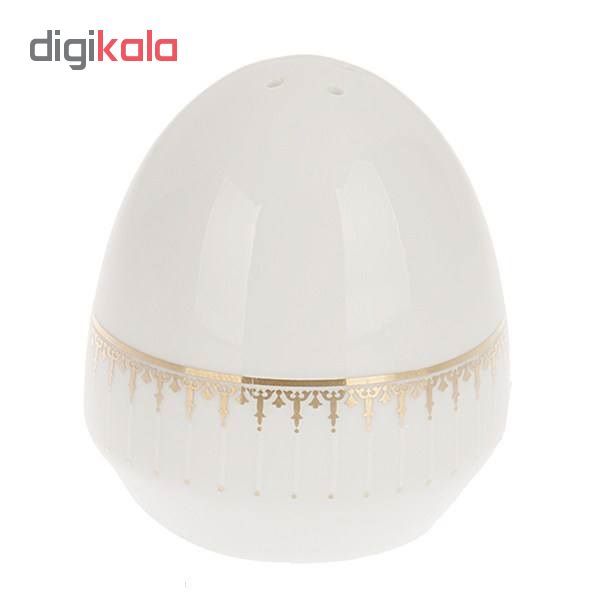 سرویس غذاخوری 28 پارچه چینی زرین ایران مدل ایتالیا اف سپیدار درجه یک