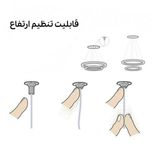 لوستر آویز مدرن شاهان مدل tudeli/square/vip
