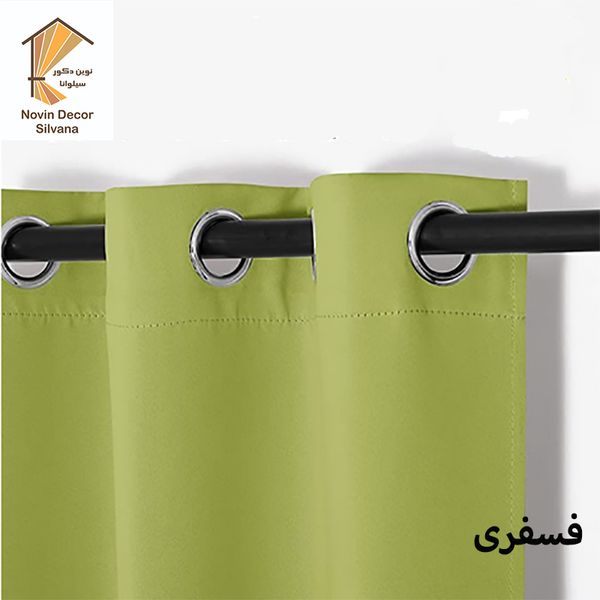 پرده نوین دکور سیلوانا مدل کتان 28 سایز 280 × 140 سانتی متر 