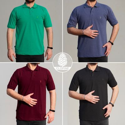 پولوشرت مردانه جودون قواره استاندارد - کد 0034