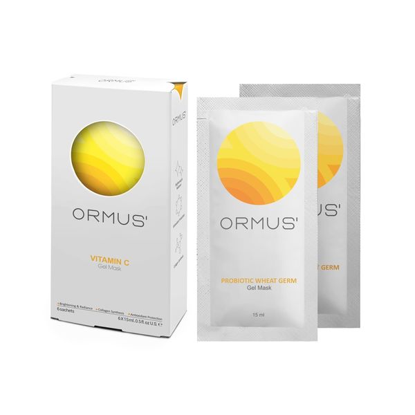 ژل ماسک صورت اورموس مدل جوانه گندم حجم 15 میلی لیتر بسته 6 عددی