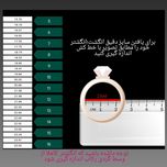انگشتر نقره زنانه مدل زمرد AMT-R125